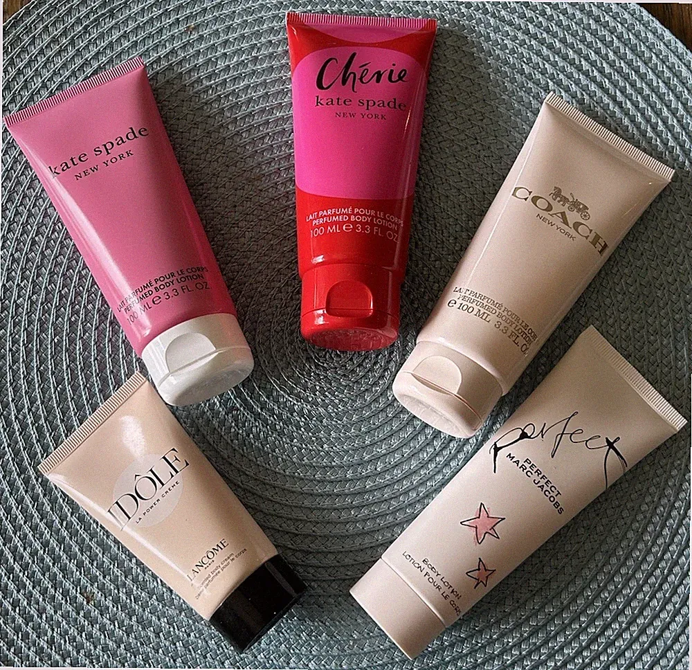 Designer Perfume Lotion Lot, Kate Spade, Coach, Perfect, Idole