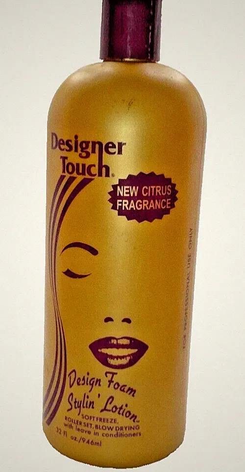 Designer Touch Design Foam Stylin' Lotion- New Citrus Fragrance- 32 fl oz