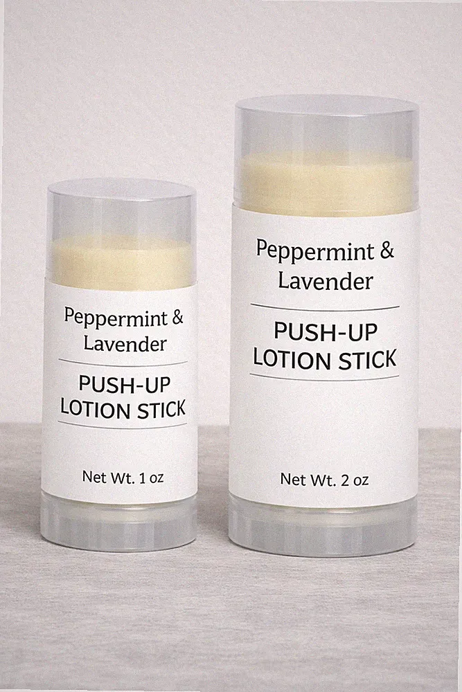 Handmade Push-Up Lotion Stick Moisturizing Solid Lotion Balm – Choose Scent