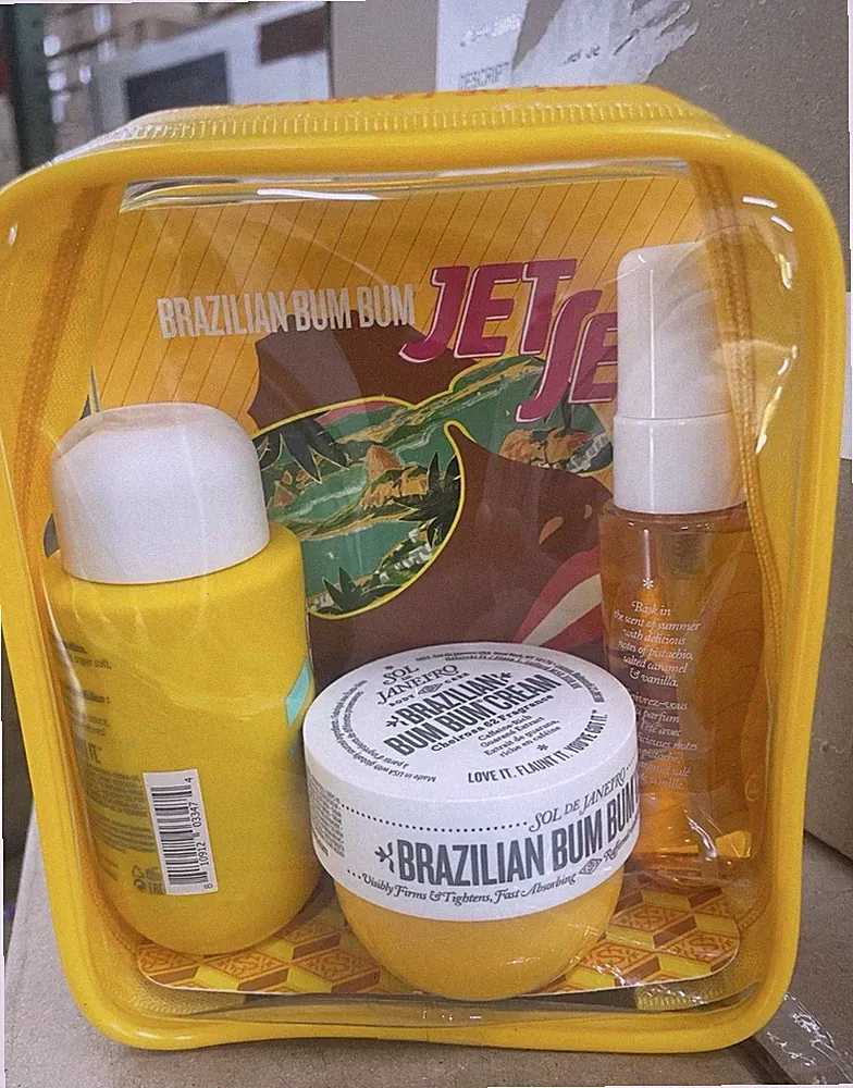 Sol de Janeiro Brazilian Bum Bum Travel Set Cream Gel Spray Guaraná Caramel