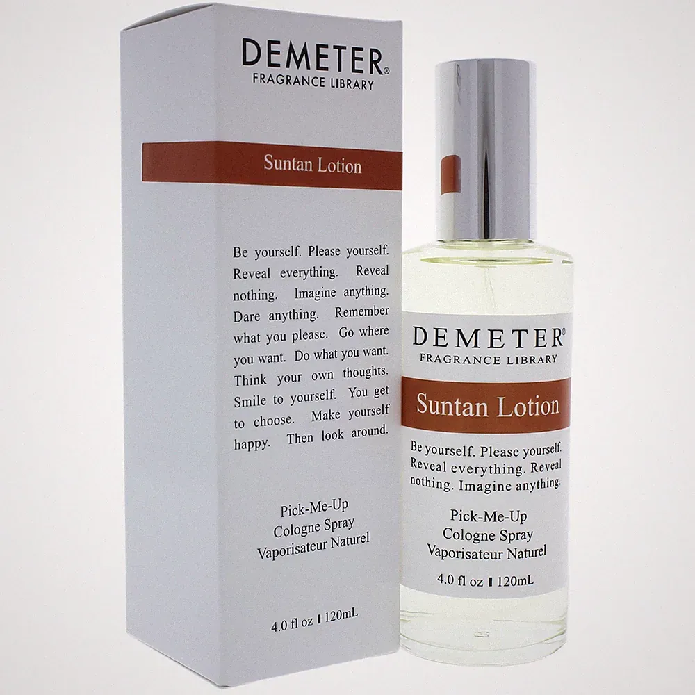 Suntan Lotion by Demeter for Women - 4 oz Cologne Spray