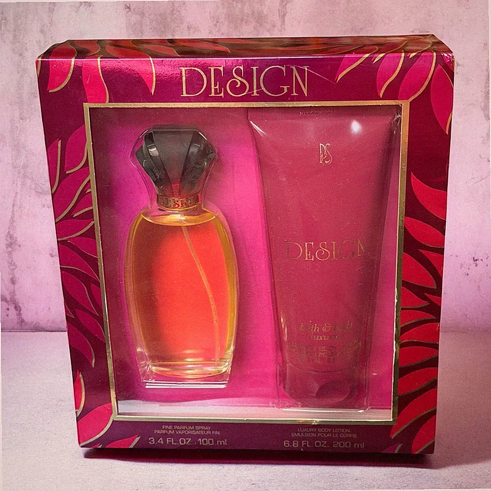 Vintage Paul Sebastian Design 3.4oz Fine Perfum + 6.8oz Body Lotion NIB
